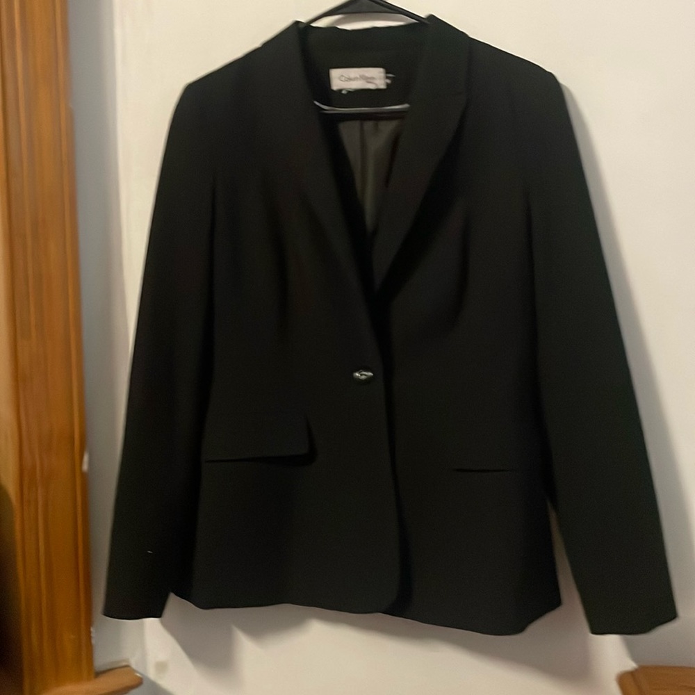 Size 10 black, Calvin Klein jacket